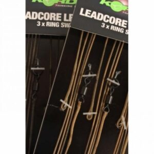 Korda Leadcore Leaders Ring Swivel 3 Stuks